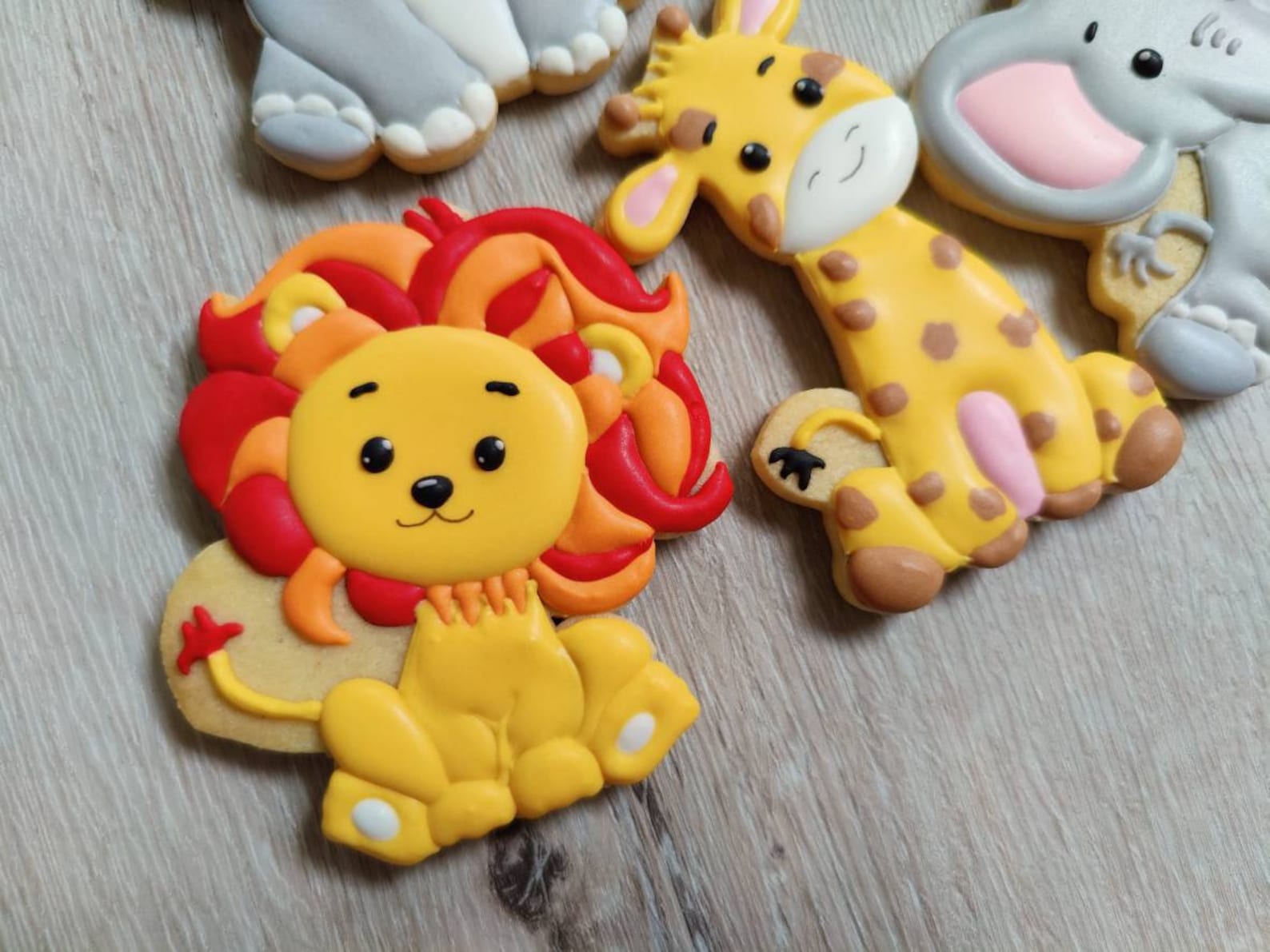 Safari Theme Cookies/ Animals Biscuits/iced Biscuits/zoo Etsy