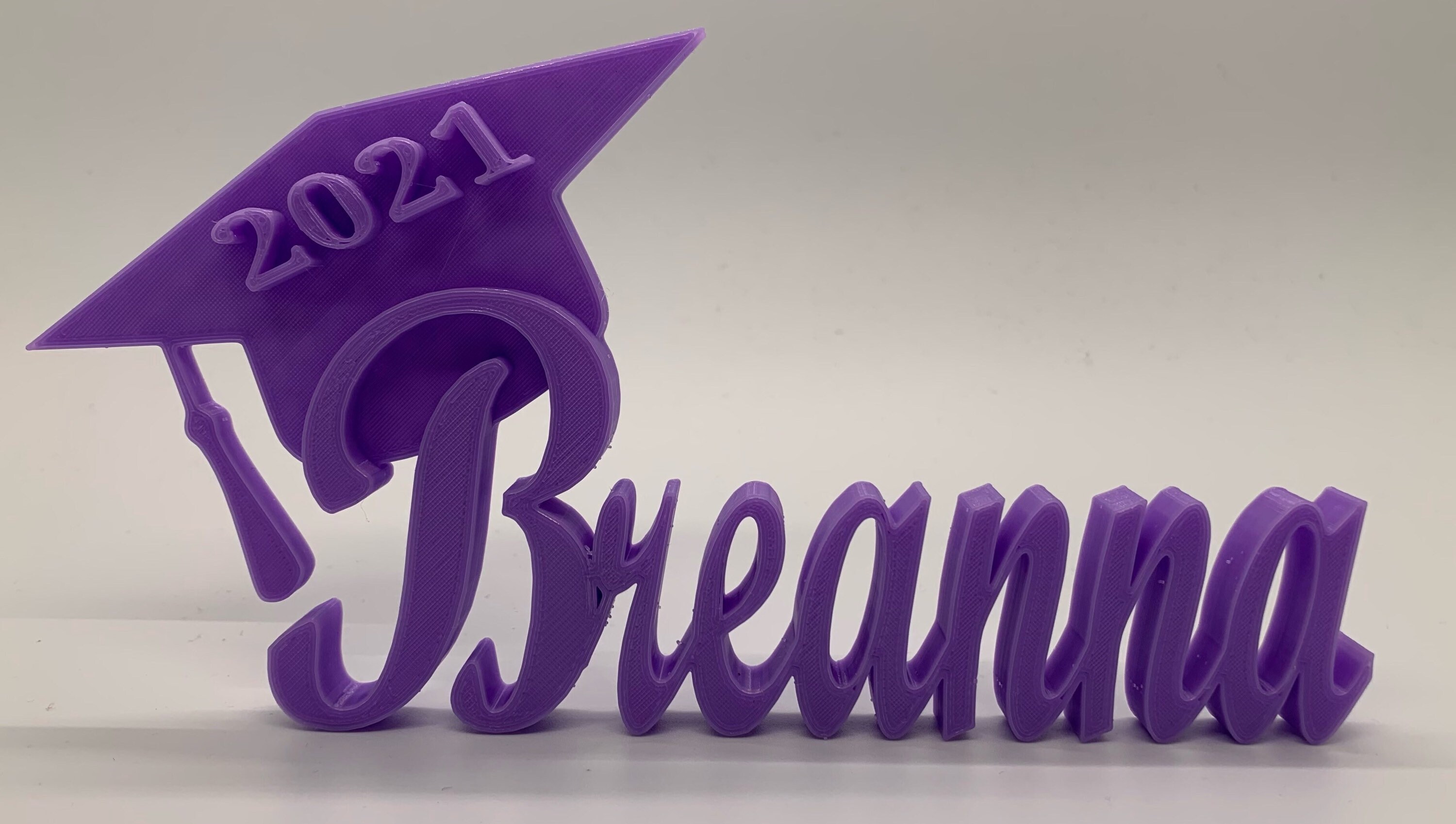 3d Grad Signs Personalized Graduate Graduation Sign, Shelf Sitter, Tiered Tray Decor ...