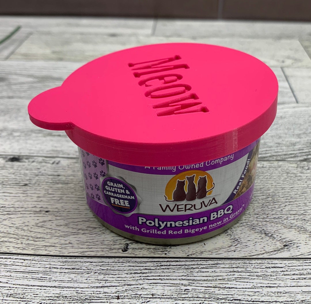 Custom 3oz Weruva Cat Food Lids, 3D Printed Etsy
