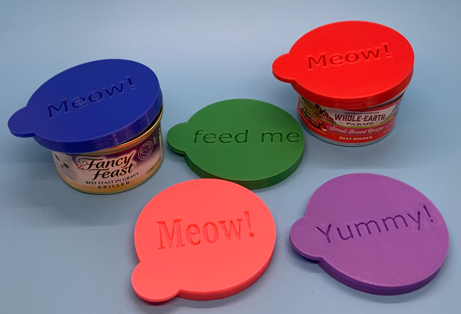 Custom 3oz Cat Food Lids 3D Printed Etsy