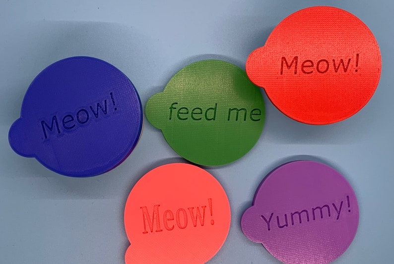 Custom 3oz Cat Food Lids 3D Printed Etsy