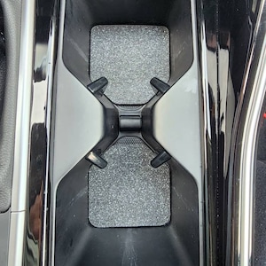 2021-2024 Sorento/ Telluride set of 2 front black glitter coasters. For front cup holders only.