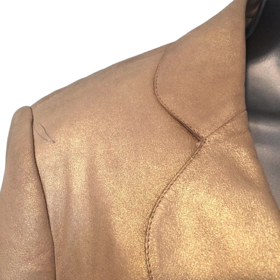 SALVATORE FERRAGAMO Vintage Jacket, Gold/Beige So… - image 10