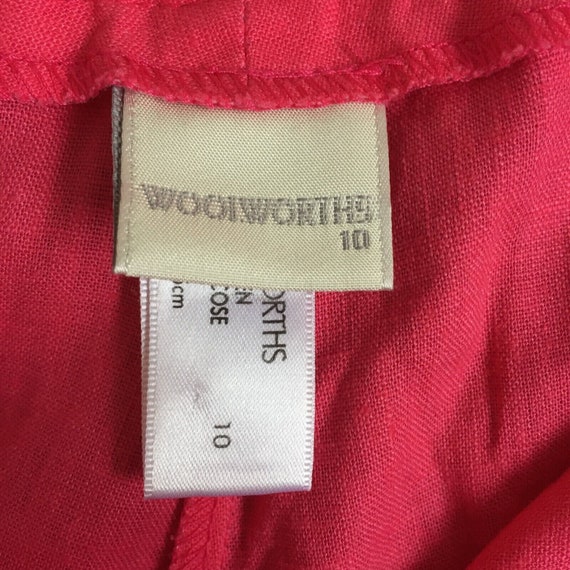 WOOLWORTHS 80s 90s Summer Trousers, Vintage Pink … - image 6