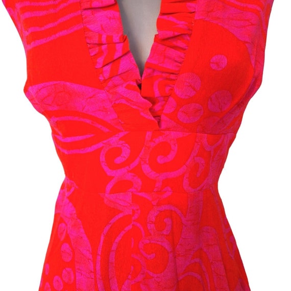 FUMI's Originals 60s Maxi Dress, Stunning Neon Pi… - image 7
