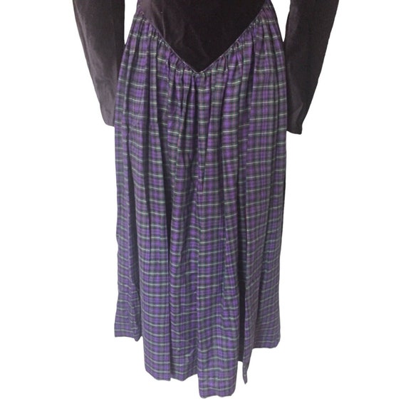 SUSAN BERRY 1970s 80s Vintage Dress, Handmade Bla… - image 5