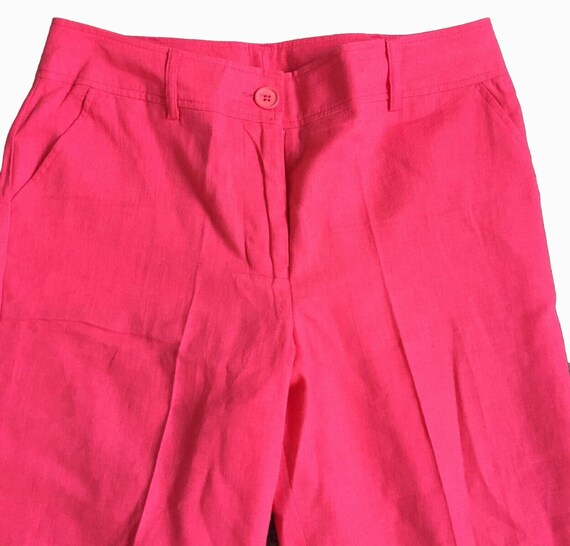 WOOLWORTHS 80s 90s Summer Trousers, Vintage Pink … - image 2
