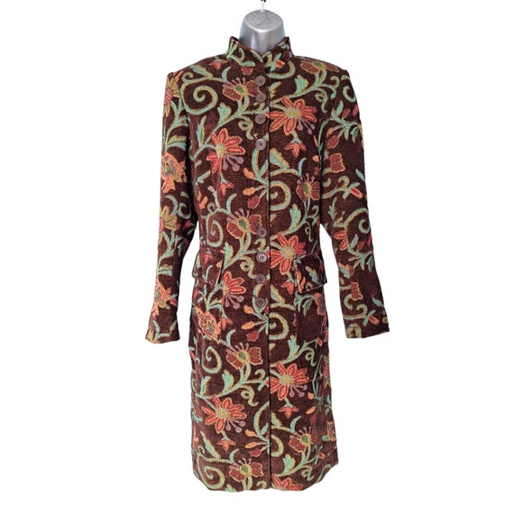 Vintage Tapestry Frock Coat by Roman Originals, Br