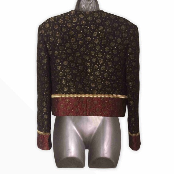 LOUIS FERAUD Set Vintage Jacket, Black Silk Blend… - image 6