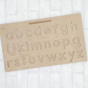 Wooden Tracing Alphabet Board