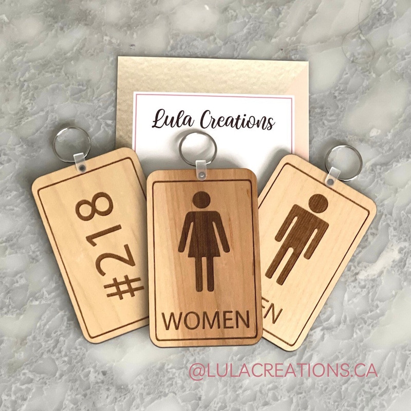 Bathroom Key Men and Women - Etsy