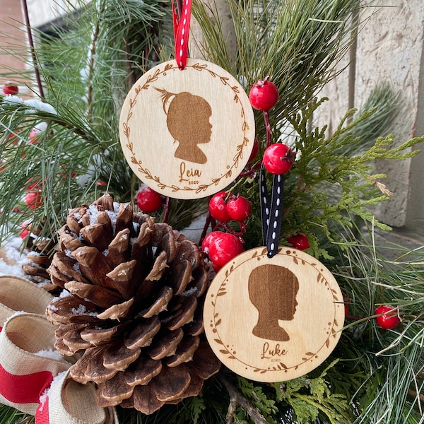 Silhouette Ornaments Etsy