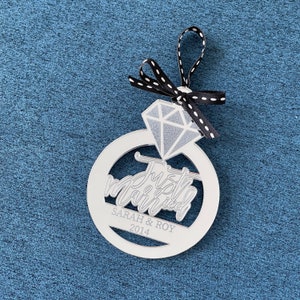Custom Acrylic Married Ornament