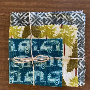 Beeswax food wraps, eco friendly, handmade