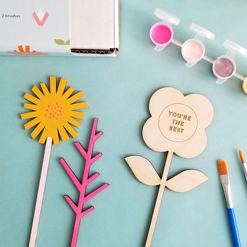 DIY Mother's Day Flower Bouquet Paint Kit Paint Your Own Etsy