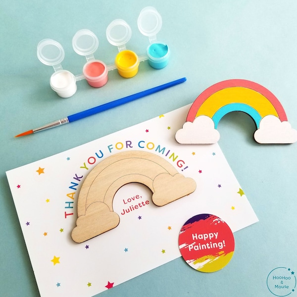 Birthday Party Favors Art Kit Etsy