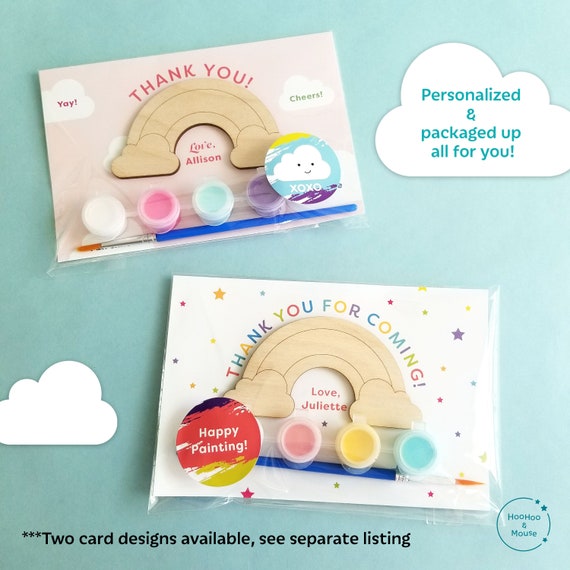DIY Personalized Rainbow Painting Kit - Create Art, Party IN A BOX