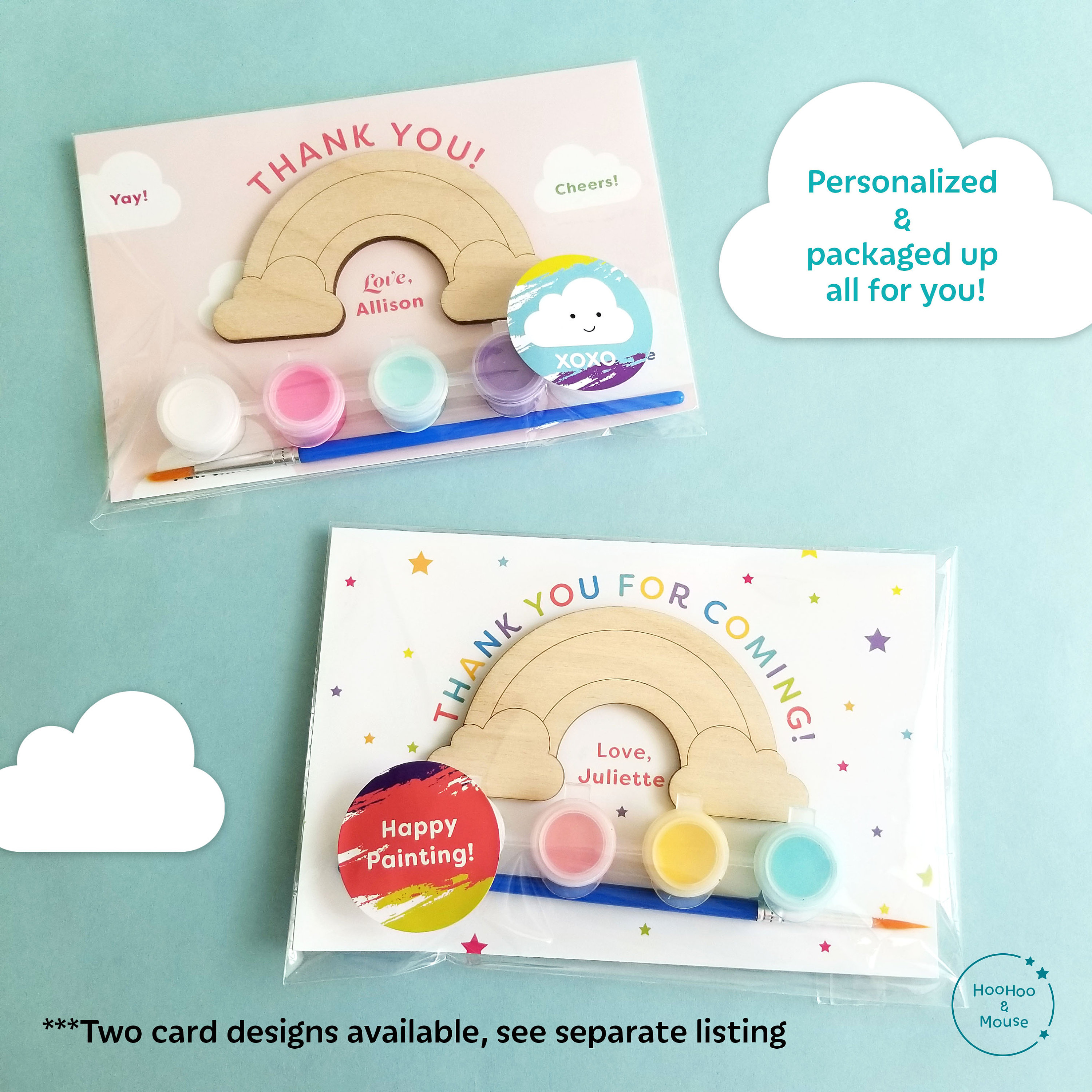 Rainbow Party Favor Paint Kit, Rainbow Goodie Bag, Personalized Kid Birthday  Favors, Diy Wood Magnet, School Giveaways, Art Favors - Yahoo Shopping