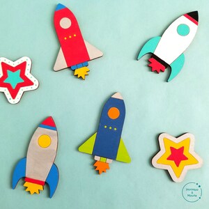 Space Party Favors, Rocketship Paint Kit, Outer Space Goodie Bag, Out ...