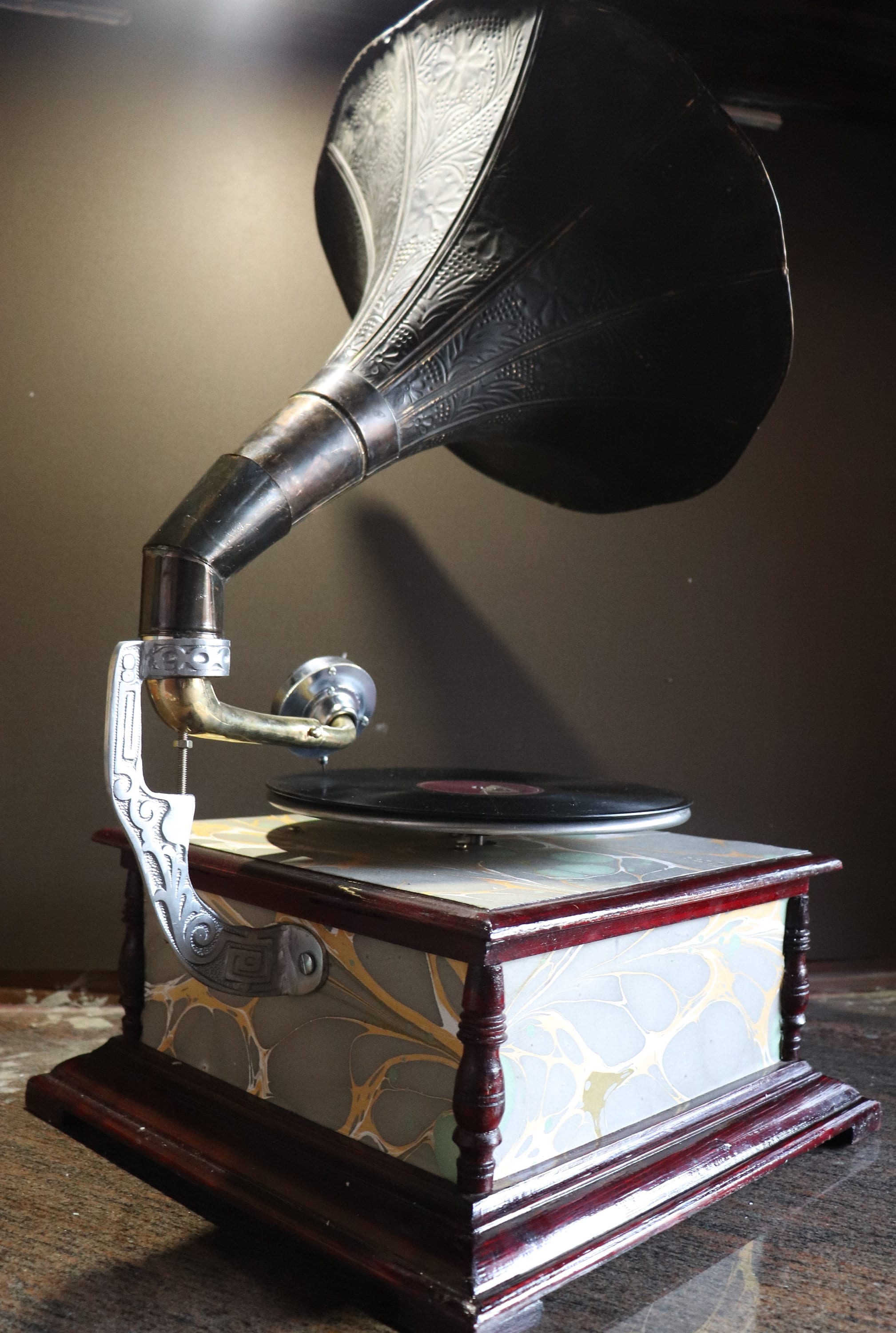 Gramophone Old Replica Working Phonograph Antique Vintage Etsy