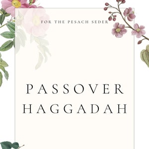 Passover Haggadah Digital Download image 1