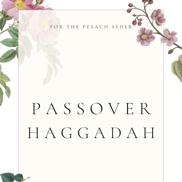 Passover Haggadah (Digital Download)!