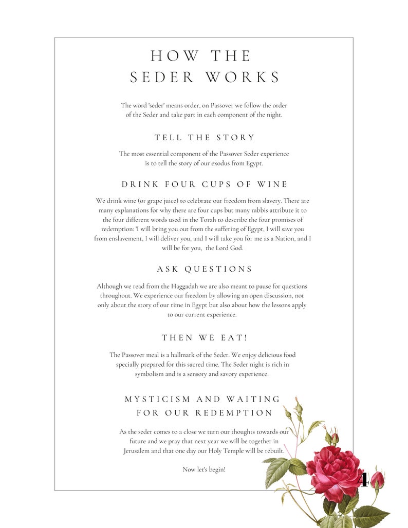 Passover Haggadah (Digital Download)! image 5