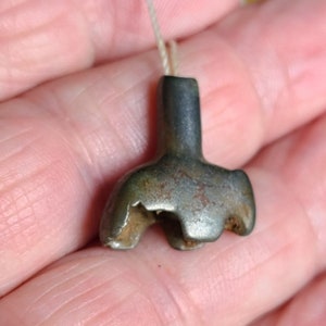 Ancient Finno-Ugric Bronze Bear Pendant 7th Century Very Rare
