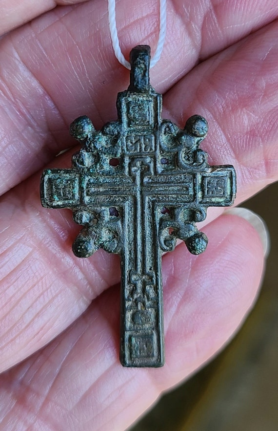 Ancient Bronze Cross 16th Century