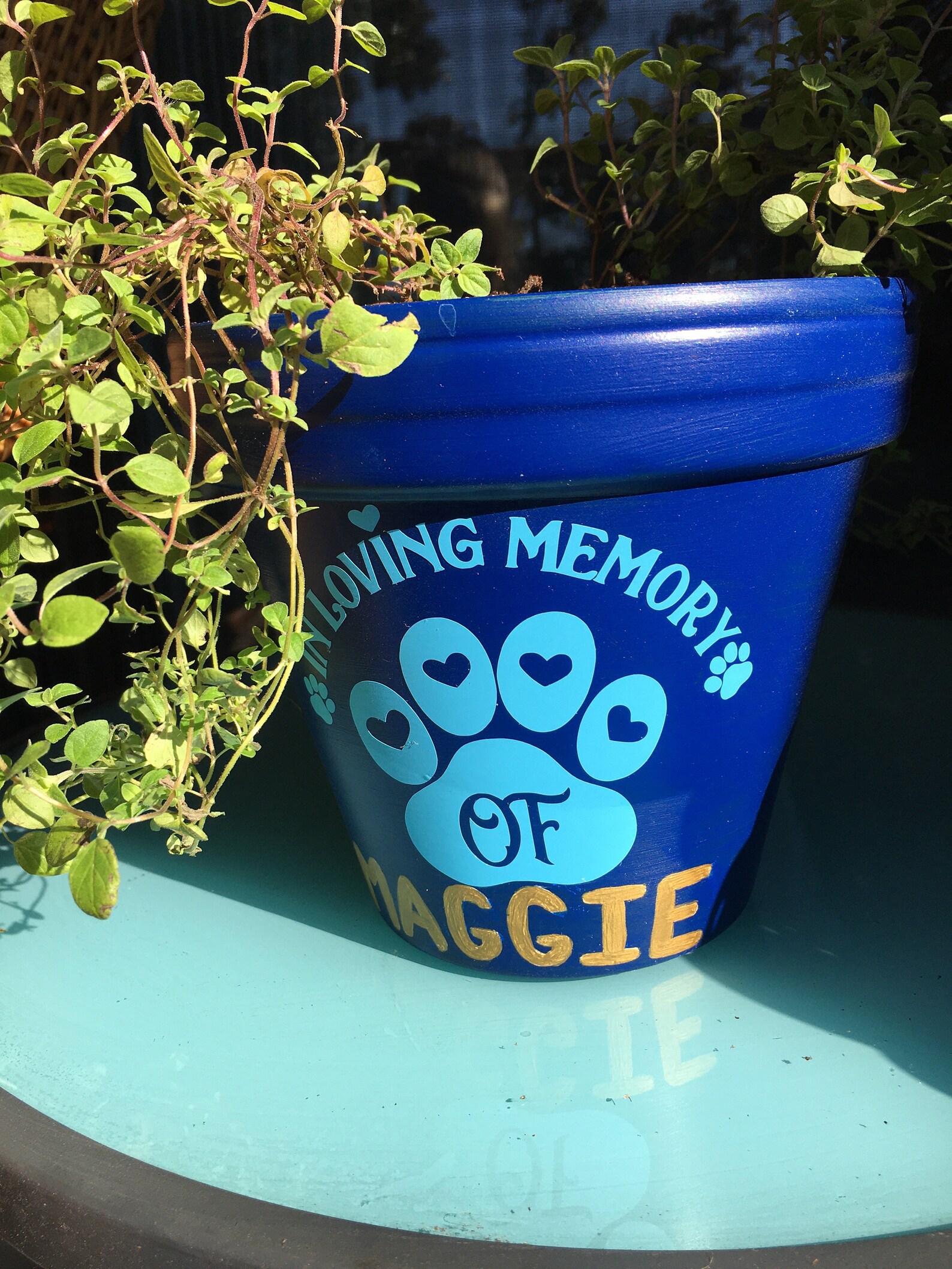 Pet Memorial Planter Etsy