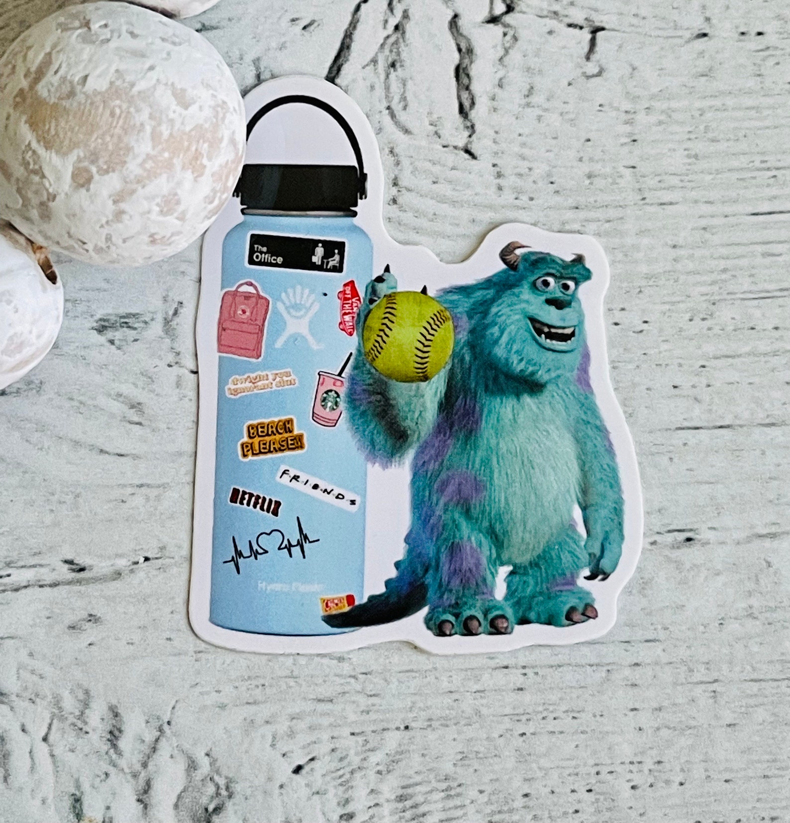 Sully Window Sticker Sully Hydro Flask Sticker | Etsy