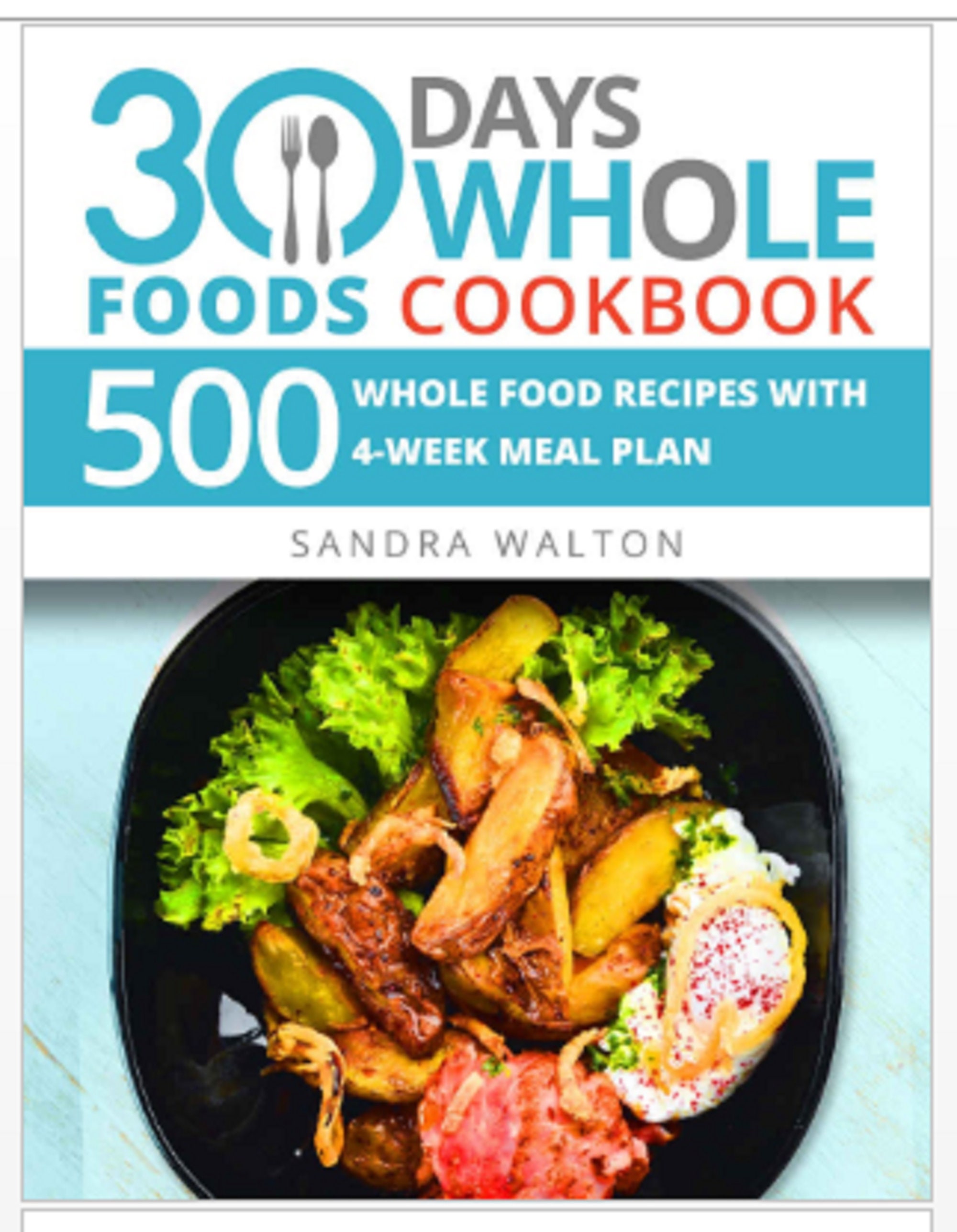 30 Days Whole Foods Cookbook 500 Whole Food Recipes with Etsy