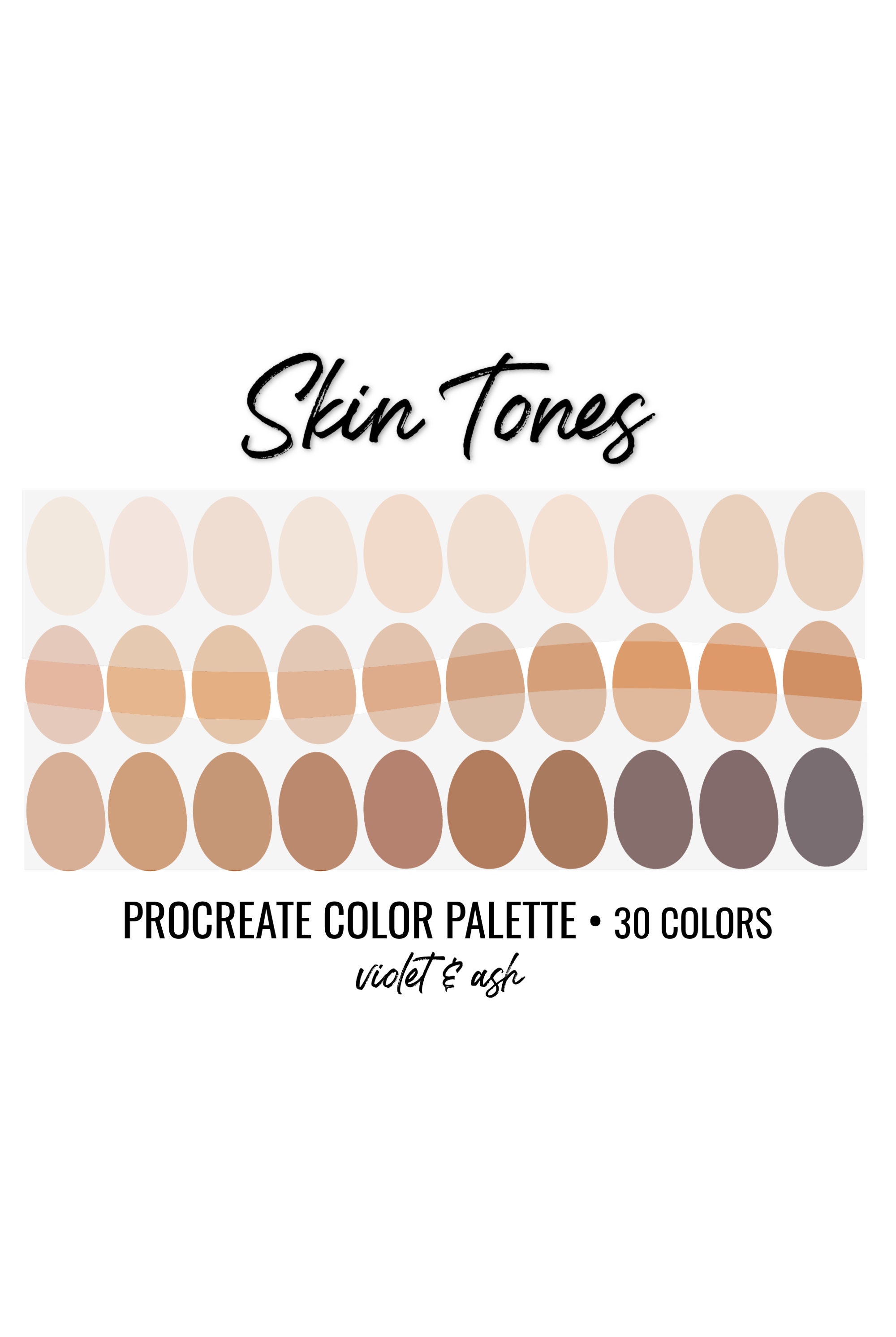 Skin Color Chart For Makeup
