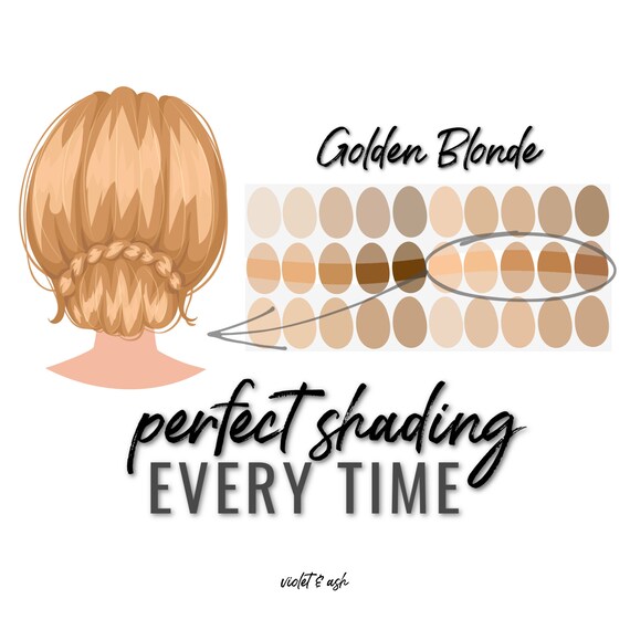 Blonde Hair Color Procreate Palette