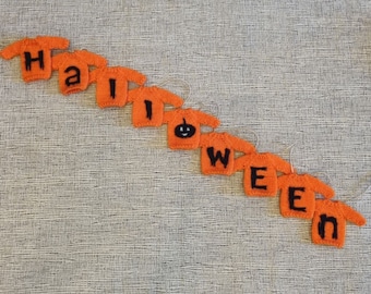 Halloween bunting | Handmade item for room decor