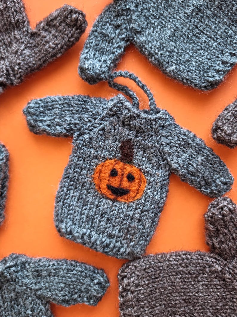 Halloween tree | Pumpkin decoration | Sweater pattern image 4