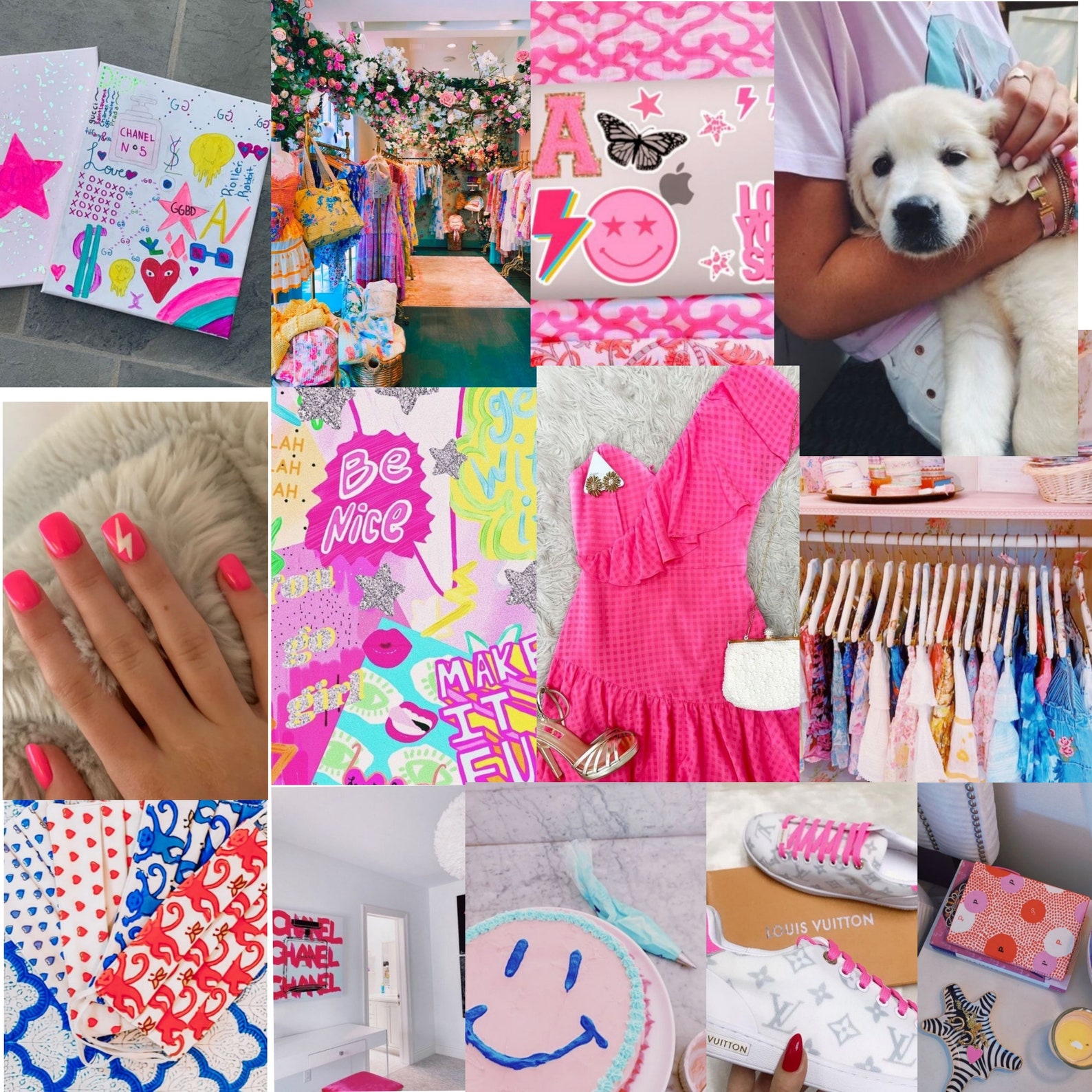 Photo Wall Collage Kit preppy Aesthetic Set of 33 photos Etsy