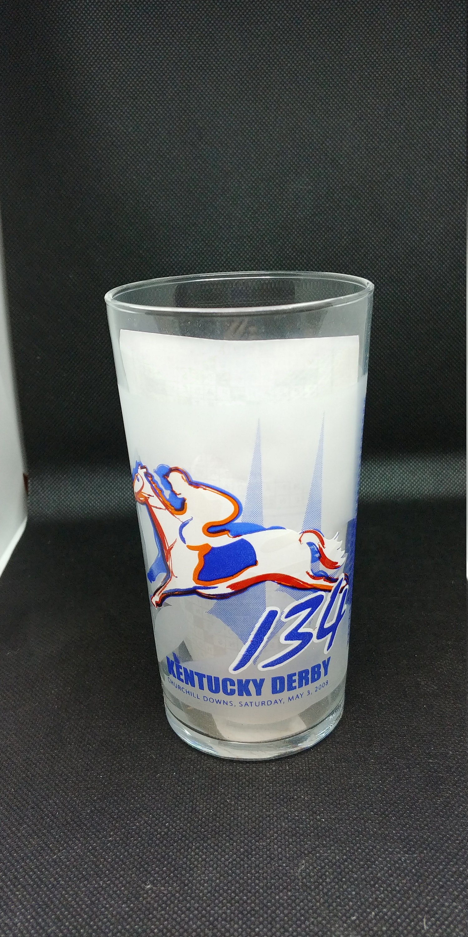 2008 Kentucky Derby Glass Derby 134 Etsy UK