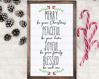 Christmas sign svg, merry christmas svg, christmas joy svg, christmas svg, christmas quote svg, christmas farmhouse, digital download