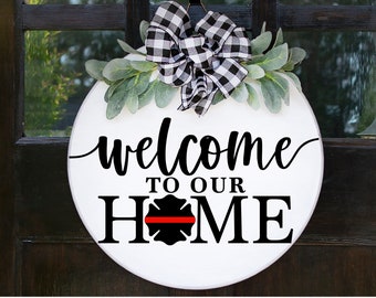 Welcome Home svg | Firefighter svg | Welcome svg | Welcome Sign svg | Fire Department svg |patriotic svg | popular svg | Porch sign svg