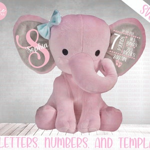 Download Birth Stats Svg Etsy