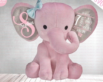 Download Elephant Birth Stats Svg Etsy