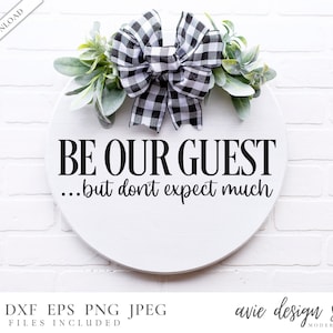 Sei unser Gast svg, Runde SVG-Dateien, Türschild svg, Türmatte svg, Willkommen Zeichen svg, Bauernhaus Zeichen svg, beliebte svg, digitaler download