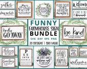 Funny Farmhouse Signs SVG Bundle , farmhouse sign svg, Door hanger svg, welcome sign svg, farmhouse svg, popular svg, digital download