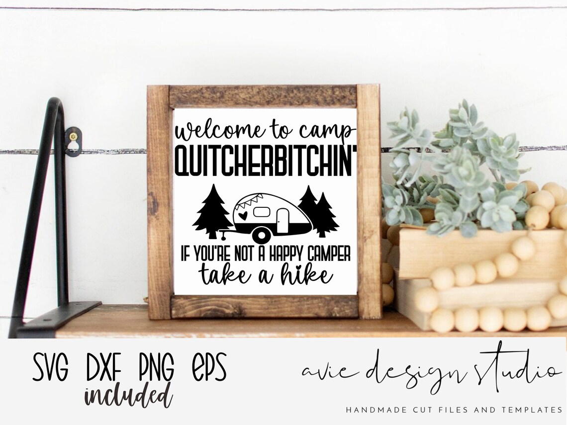 Camping Sign Svg Camping Svg Trailer Svg Summer Svg RV Etsy