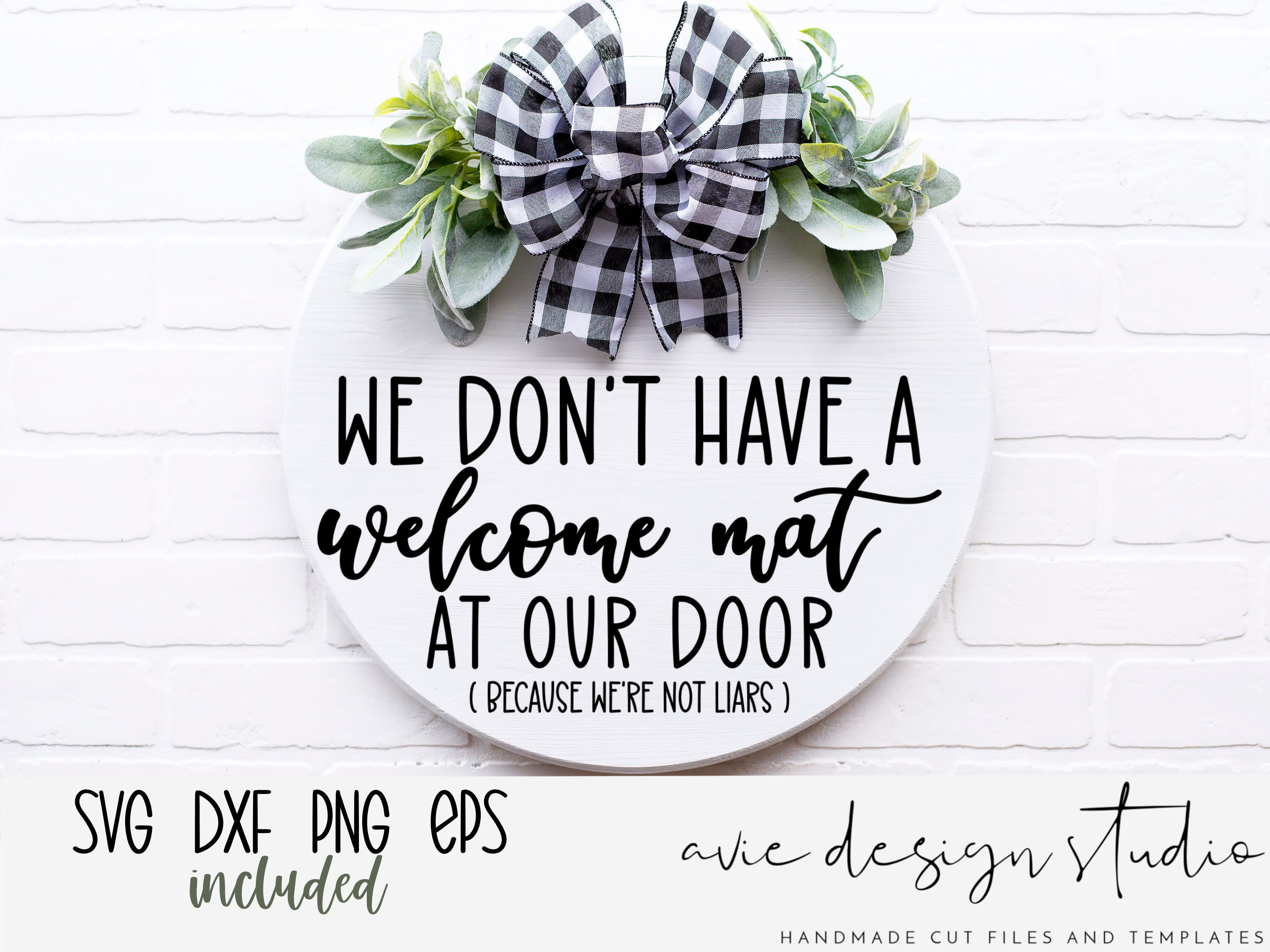 Mat Svg funny Svg Door Hanger Svg Etsy Canada