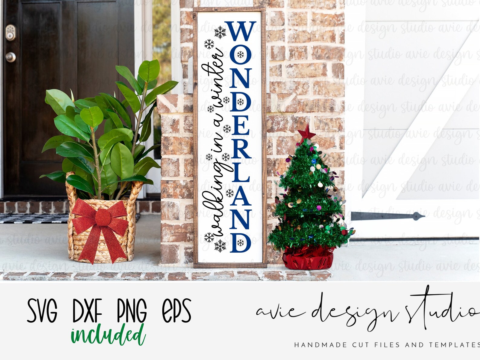 Winter Wonderland Svg, Porch Sign Svg, Snowflake Svg, Christmas Porch ...