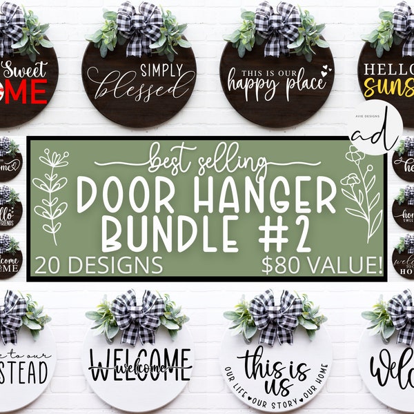 Welcome sign svg bundle | Farmhouse Round Sign svg | farmhouse welcome door sign svg | home sweet home | svg files for cricut | svg bundle