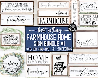 Farmhouse svg bundle | Farmhouse Sign Svg |Farmhouse SVG Bundle | Family Quotes Svg | Farmhouse Style Wall Art | Farmhouse Svg