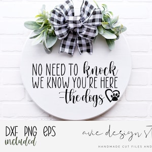 Welcome Sign SVG, welcome svg, dog svg, round wood sign SVG, door hanger svg, porch sign SVG, farmhouse sign svg